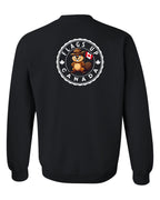 Flags Up Male Beaver Left Chest And Back  Crewneck - Unisex