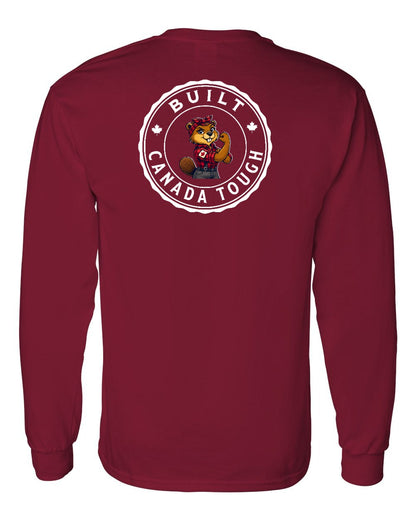 Built Canada Tough Rosie Flex Left Chest and Back Long Sleeve - Gildan Canada (sewn Internationally)