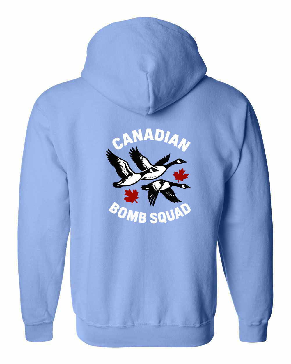 Canadian Bomb Squad Left Chest And Back Zip Hoodie