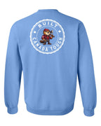 Built Canada Tough Male Beaver Left Chest and Back Crewneck - Unisex