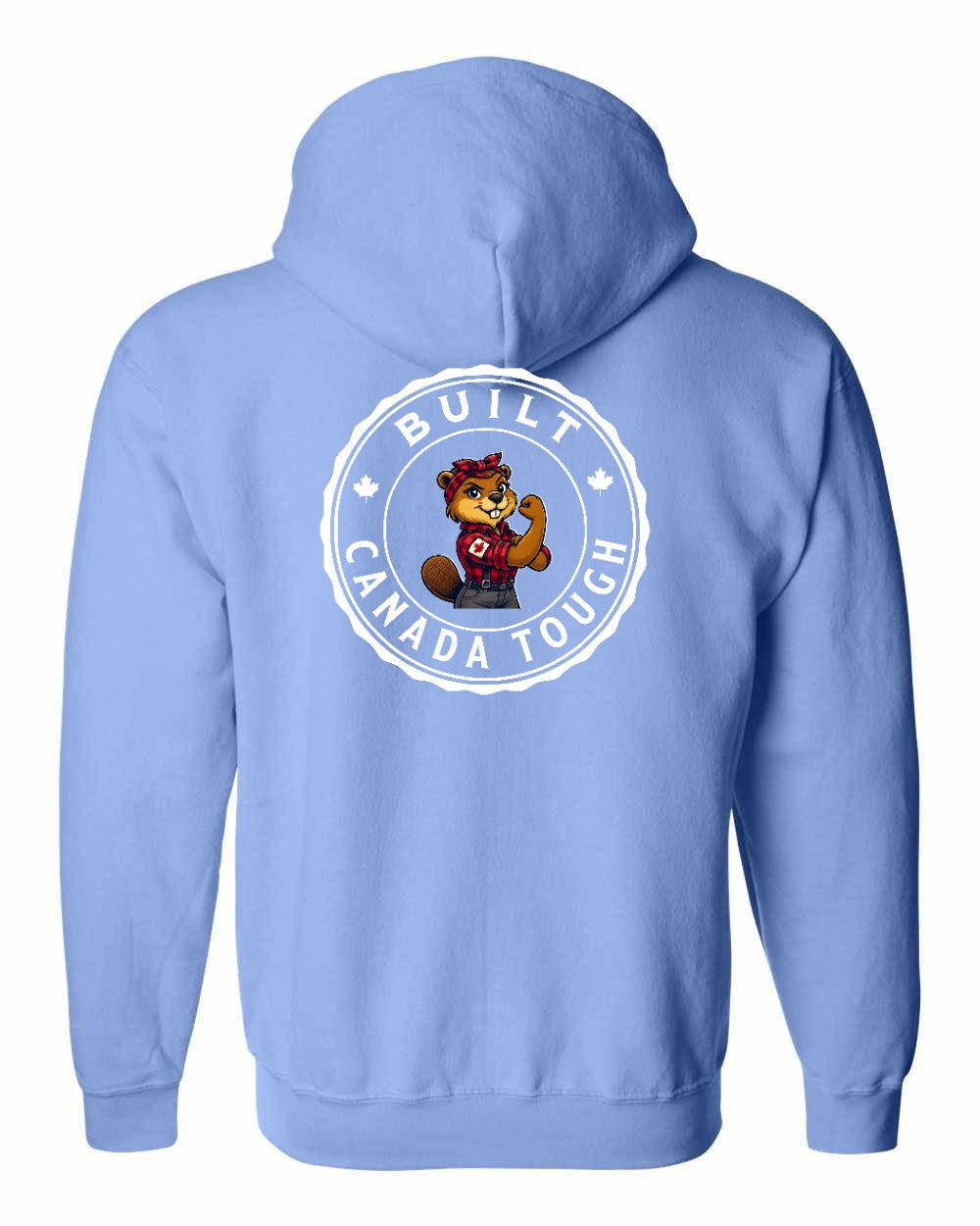 Built Canada Tough Rosie Flex Left Chest and Back Zip Hoodie - Gildan Canada (sewn Internationally)