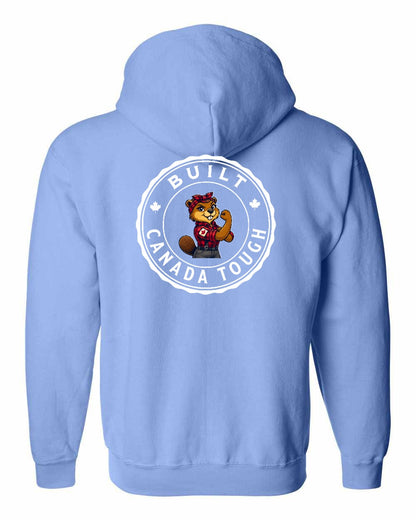 Built Canada Tough Rosie Flex Left Chest and Back Zip Hoodie - Gildan Canada (sewn Internationally)
