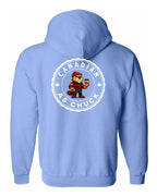 Canadian as Chuck Male Beaver Left Chest and Back Zip Hoodie - Unisex