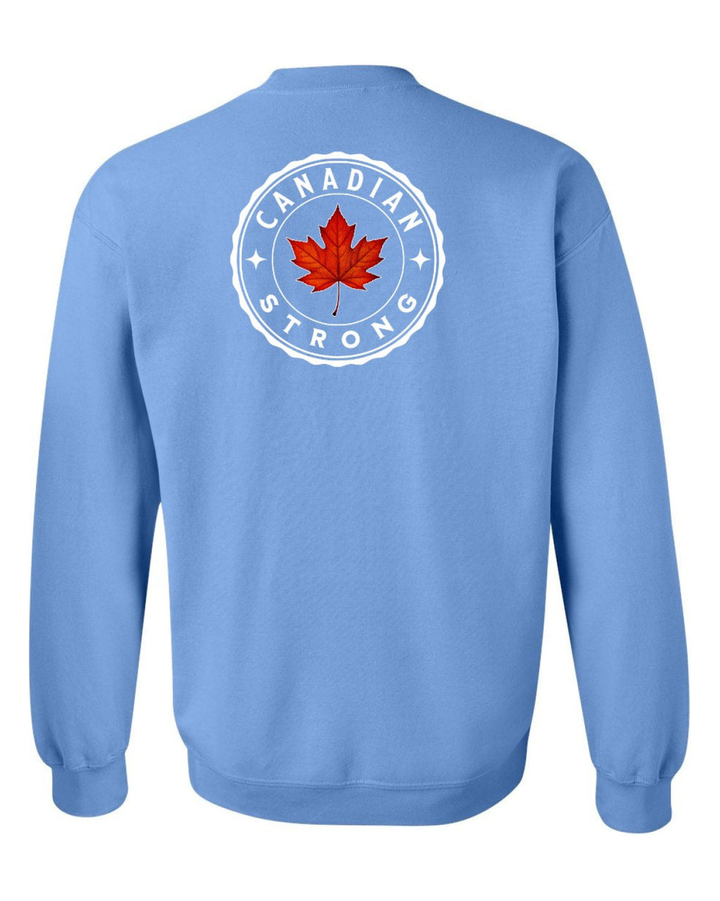 Canadian Strong Leaf Left Chest and Back Crewneck - Unisex