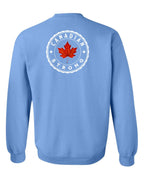 Canadian Strong Leaf Left Chest and Back Crewneck - Unisex