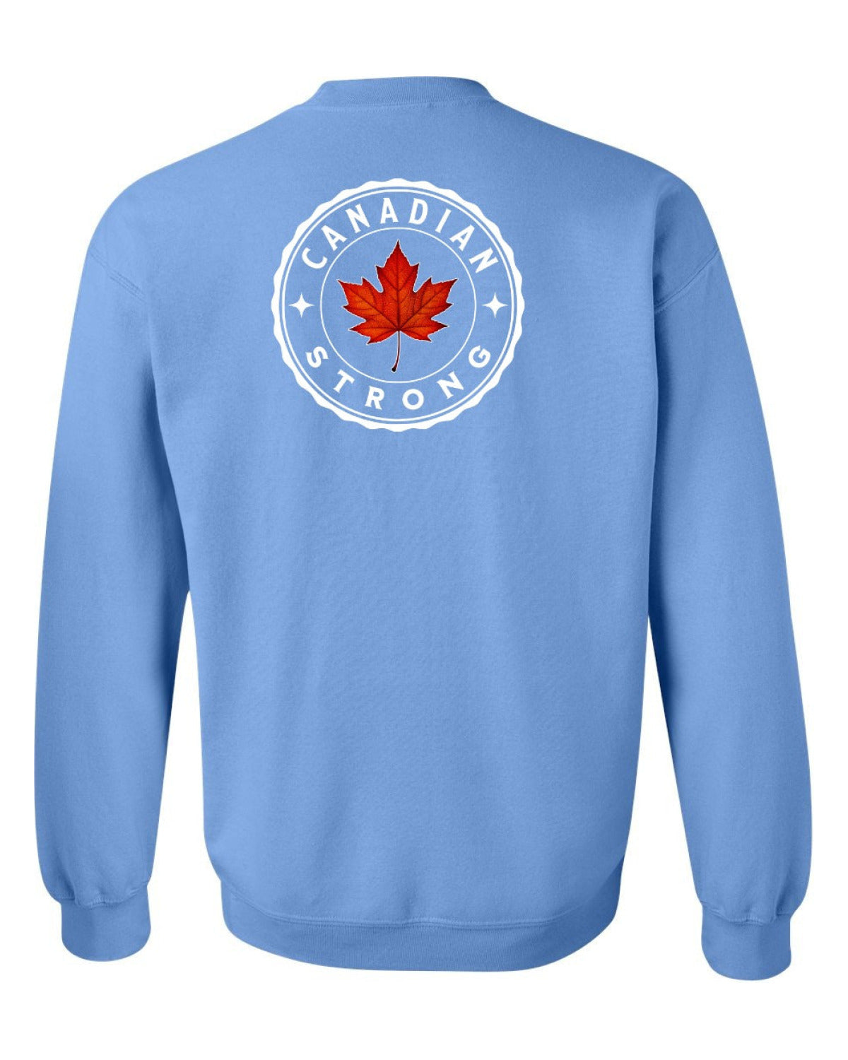 Canadian Strong Leaf Left Chest and Back Crewneck - Unisex