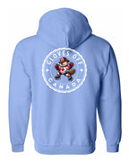 Gloves Off Beaver Left Chest and Back Zip Hoodie - Unisex