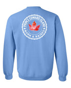 Born and Raised Prince Edward Island Left Chest and Back Crewneck - Unisex