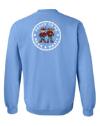Proud Mean & Nasty Beaver and Moose Left Chest and Back Crewneck - Unisex