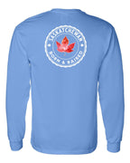 Born and Raised Saskatchewan Left Chest and Back Long Sleeve - Unisex