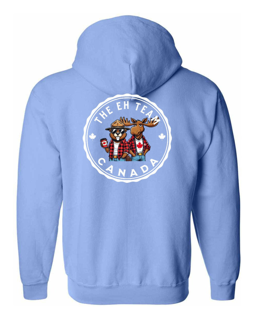 Eh Team Left Chest and Back Zip Hoodie - Unisex