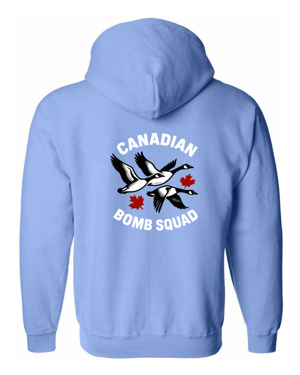 Canadian Bomb Squad Left Chest And Back Zip Hoodie - Unisex