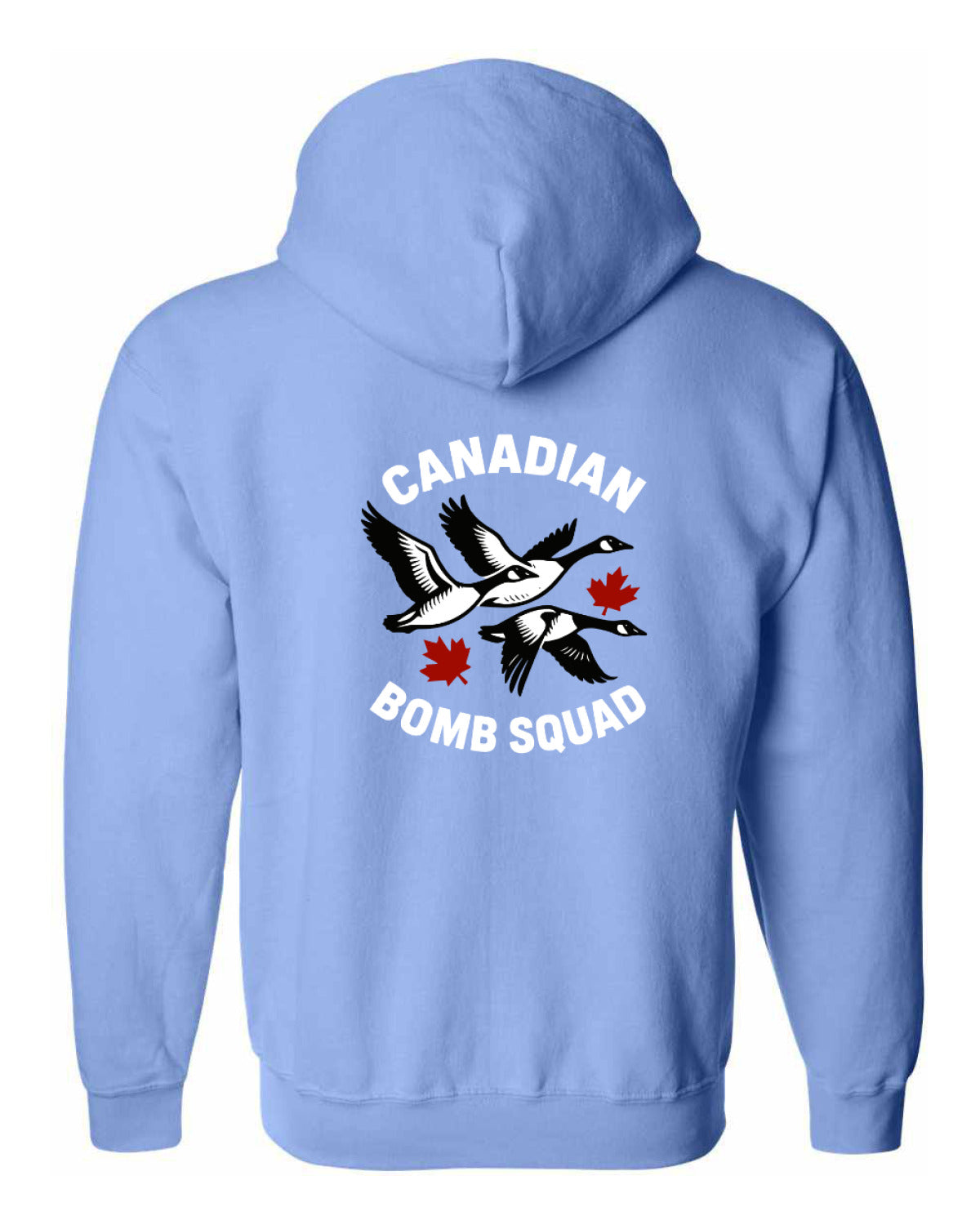 Canadian Bomb Squad Left Chest And Back Zip Hoodie - Unisex