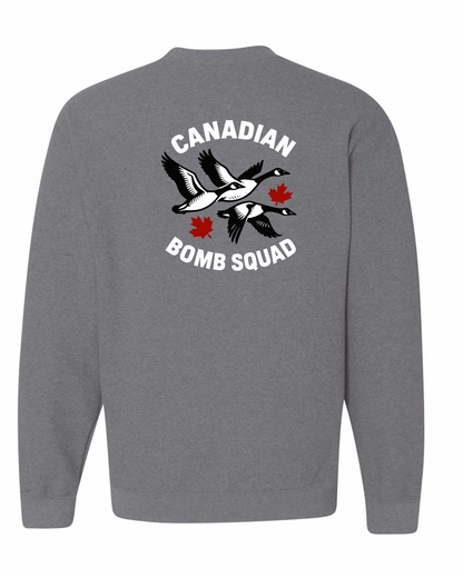 Bomb Squad Left Chest And Back Crewneck