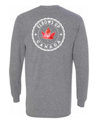 Elbows up Leaf Left Chest and Back Long Sleeve - Unisex