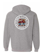 Back off  Eh ! We Tried Nice Left Chest and Back Zip Hoodie - Unisex