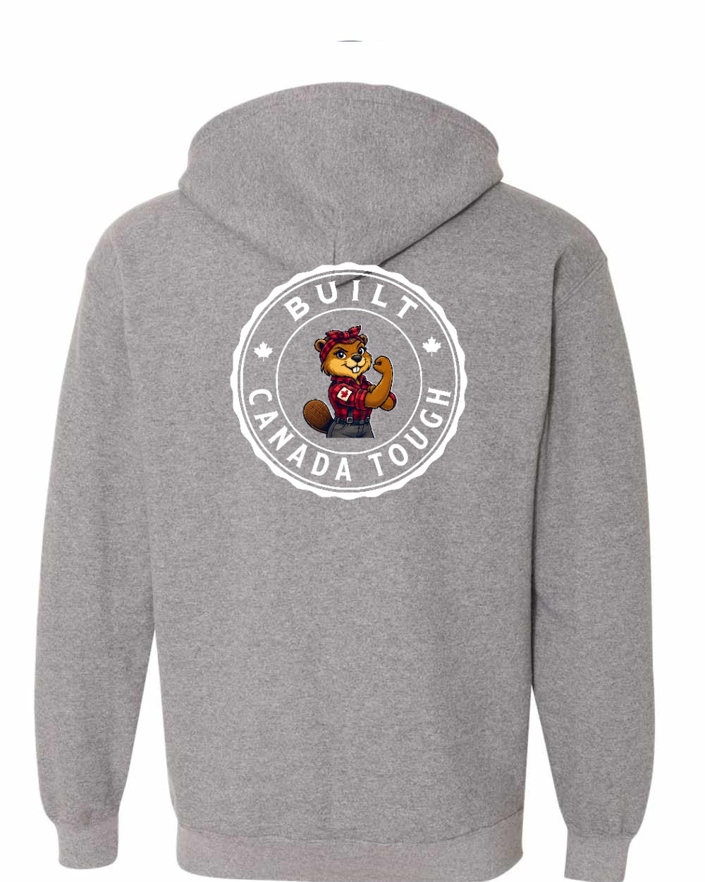 Built Canada Tough Rosie Flex Left Chest and Back Zip Hoodie - Gildan Canada (sewn Internationally)