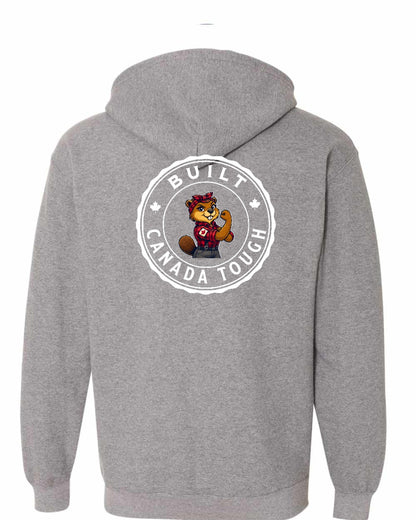 Built Canada Tough Rosie Flex Left Chest and Back Zip Hoodie - Gildan Canada (sewn Internationally)
