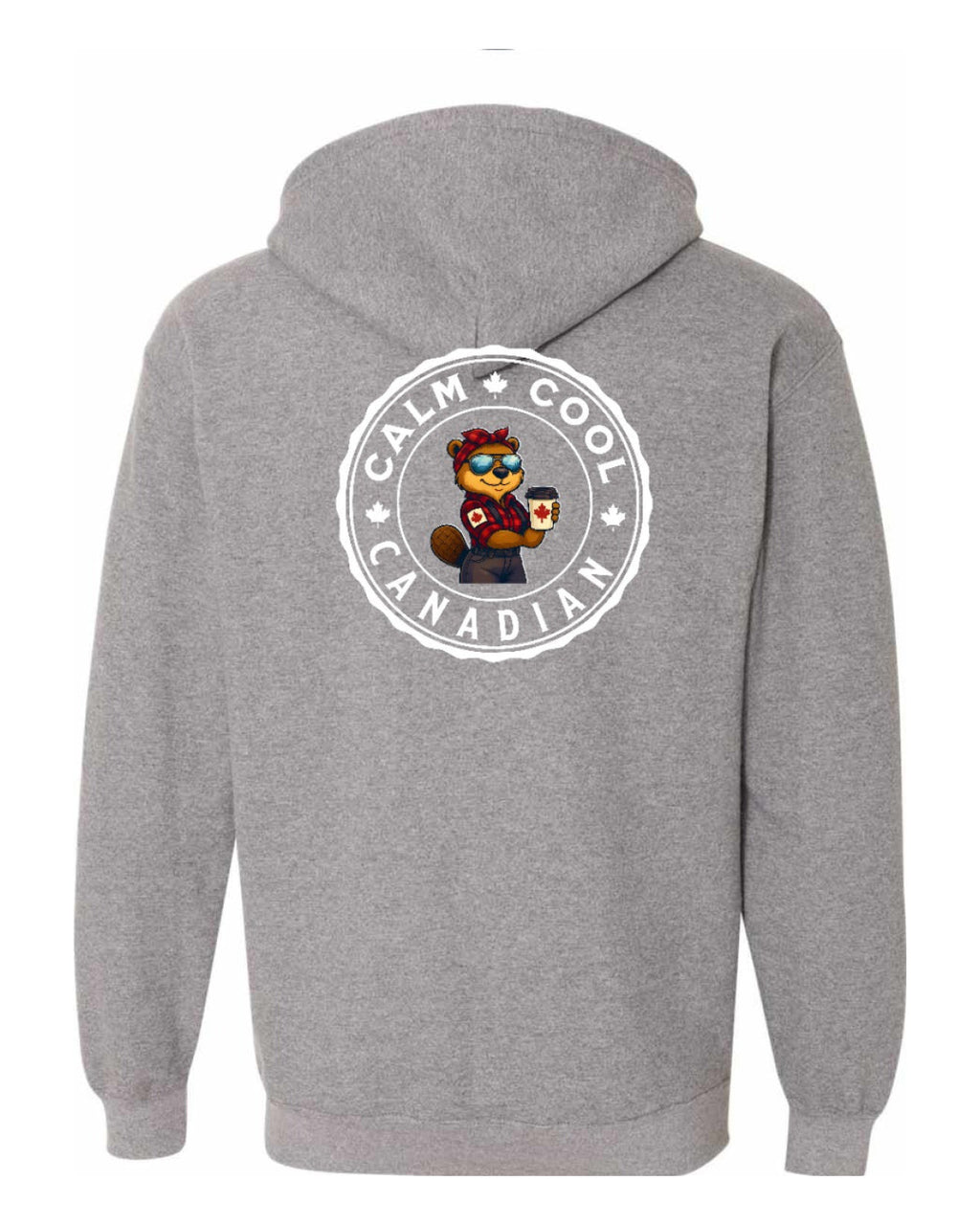 Calm Cool Rosie Sunglasses Left Chest and Back Zip Hoodie - Unisex