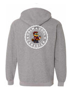 Calm Cool Rosie Sunglasses Left Chest and Back Zip Hoodie - Unisex