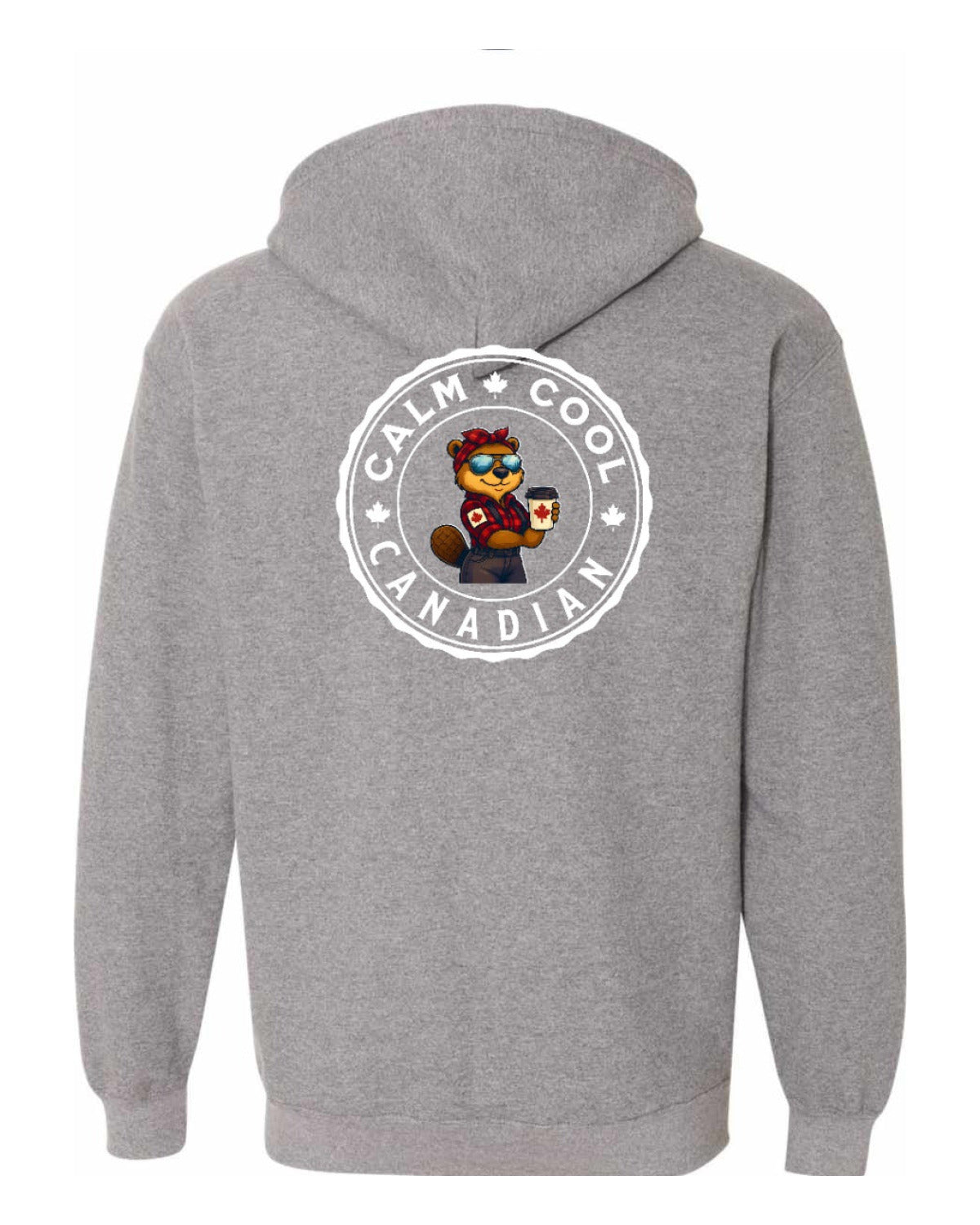 Calm Cool Rosie Sunglasses Left Chest and Back Zip Hoodie - Unisex