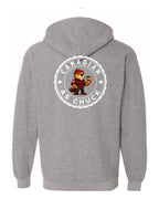 Canadian as Chuck Male Beaver Left Chest and Back Zip Hoodie - Unisex