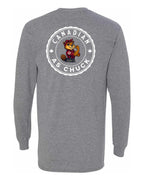 Canadian as Chuck Rosie Flex Left Chest and Back Long Sleeve - Unisex