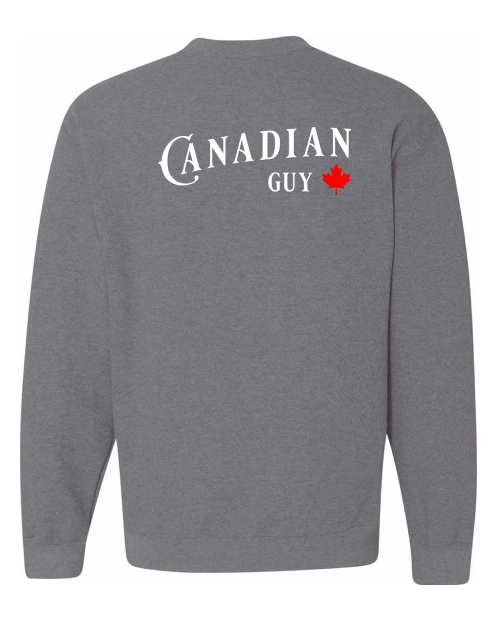 Canadian Guy Left Chest and Back Crewneck - Unisex