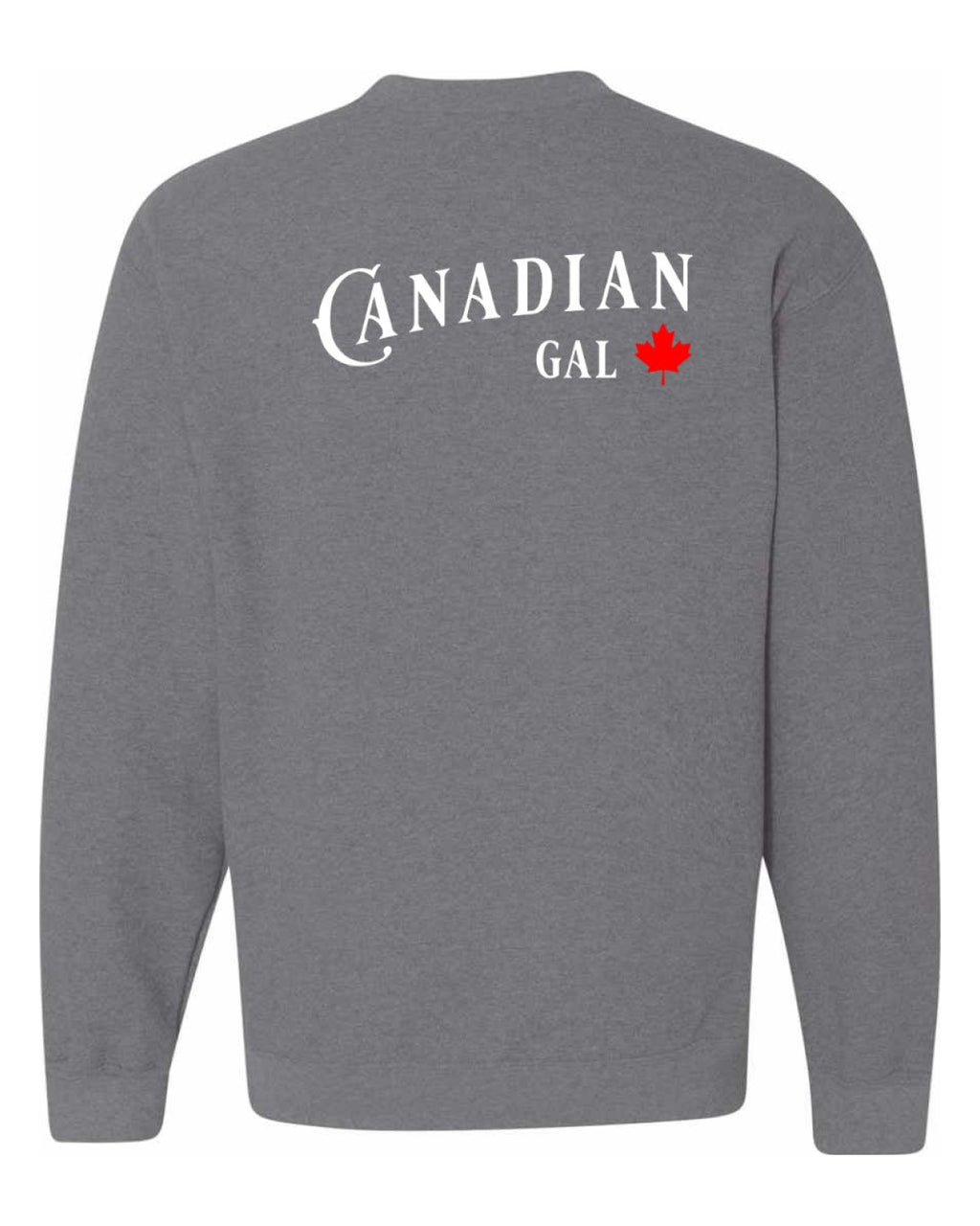 Canadian Gal Left Chest and Back Crewneck - Unisex