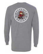 Canadian Strong Beaver Left Chest and Back Long Sleeve - Unisex