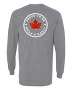 Proud Mean & Nasty Leaf Left Chest and Back Long Sleeve - Unisex