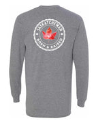 Born and Raised Saskatchewan Left Chest and Back Long Sleeve - Unisex