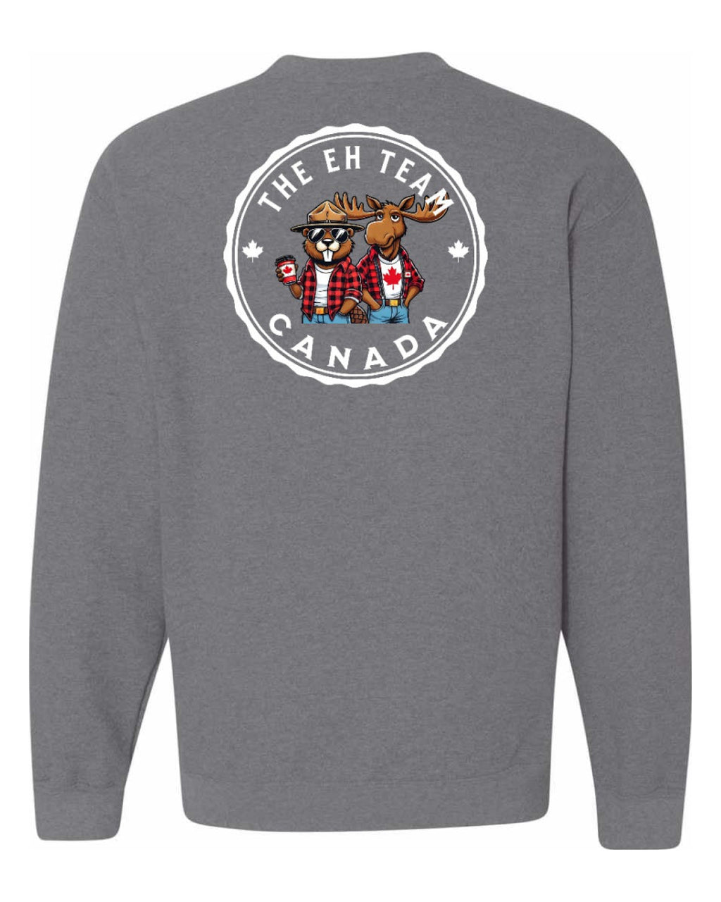 Eh Team Left Chest and Back Crewneck - Unisex