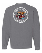 Eh Team Left Chest and Back Crewneck - Unisex