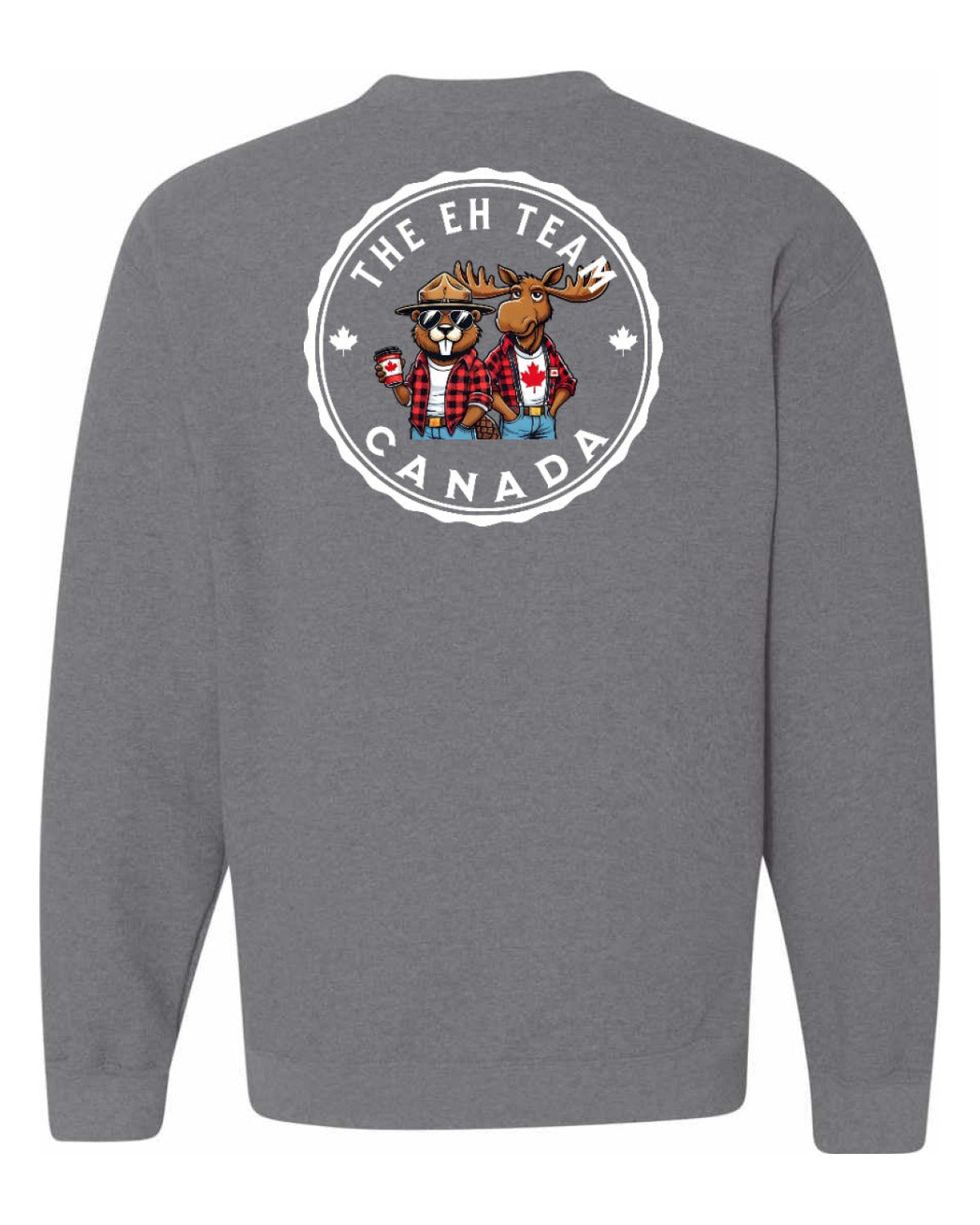 Eh Team Left Chest and Back Crewneck - Unisex