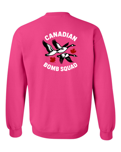 Bomb Squad Left Chest And Back Crewneck