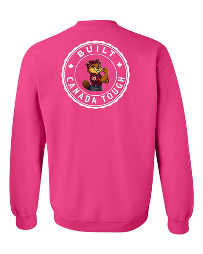 Built Canada Tough Rosie Flex Left Chest and Back Crewneck - Gildan Canada (sewn Internationally)