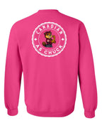 Canadian as Chuck Rosie Flex Left Chest and Back Crewneck - Unisex