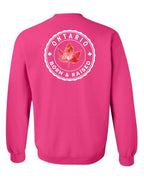 Born and Raised Ontario Left Chest and Back Crewneck - Unisex