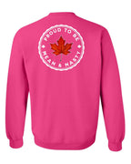 Proud Mean & Nasty Leaf Left Chest and Back Crewneck - Unisex