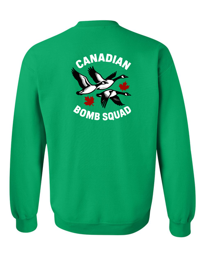 Bomb Squad Left Chest And Back Crewneck