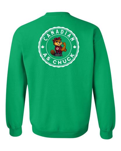 CDN as Chuck Rosie Flex Left Chest and Back Crewneck - Gildan Canada (sewn Internationally)