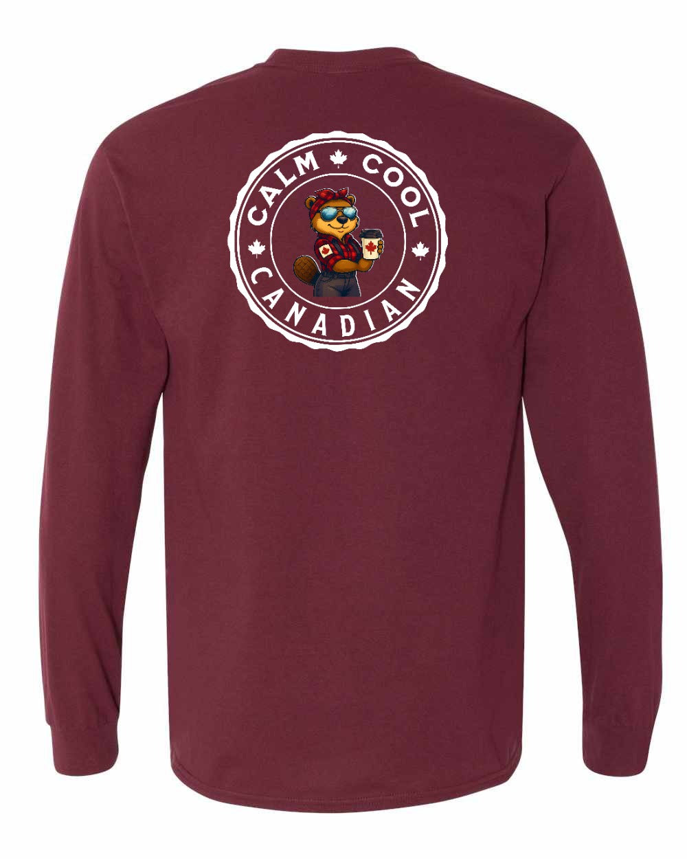 Calm Cool Rosie Sunglasses Left Chest and Back Long Sleeve - Gildan Canada (sewn Internationally)