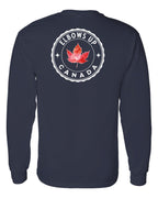 Elbows up Leaf Left Chest and Back Long Sleeve - Unisex