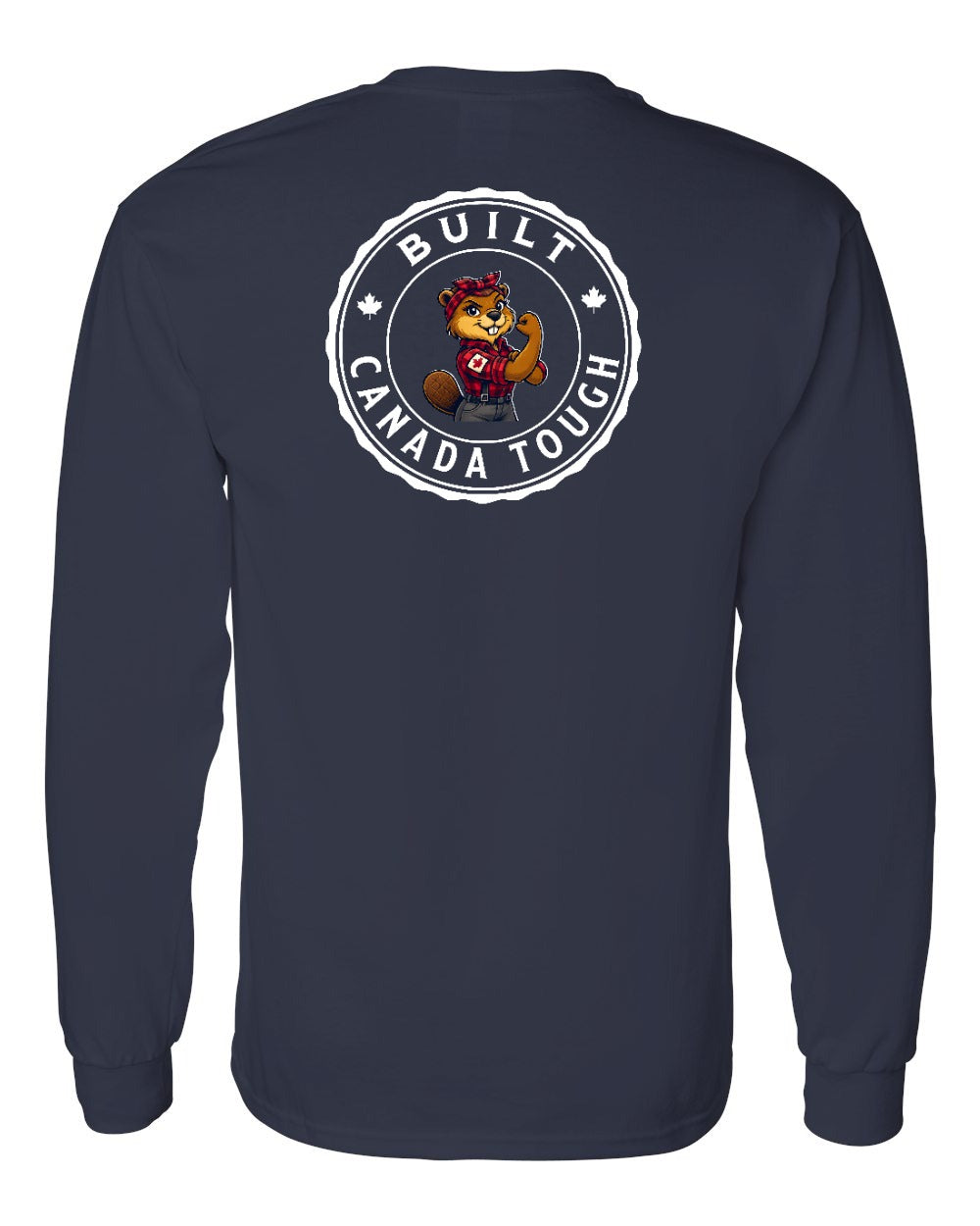 Built Canada Tough Rosie Flex Left Chest and Back Long Sleeve - Gildan Canada (sewn Internationally)