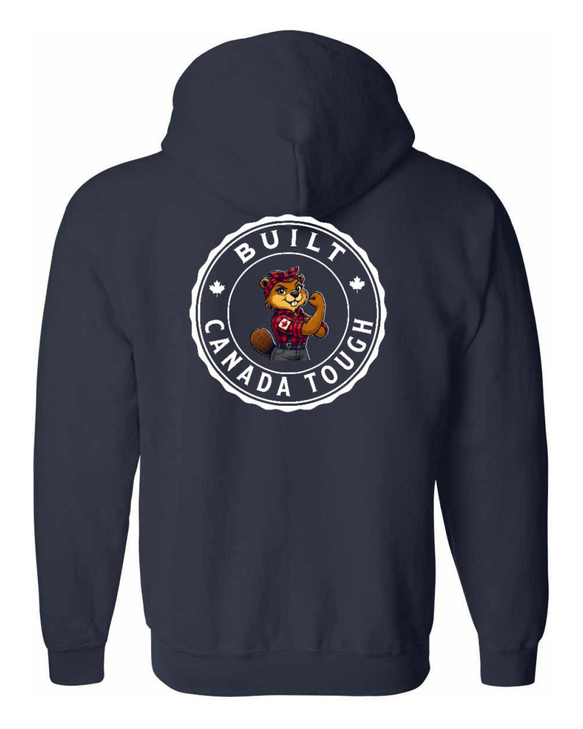 Built Canada Tough Rosie Flex Left Chest and Back Zip Hoodie - Unisex