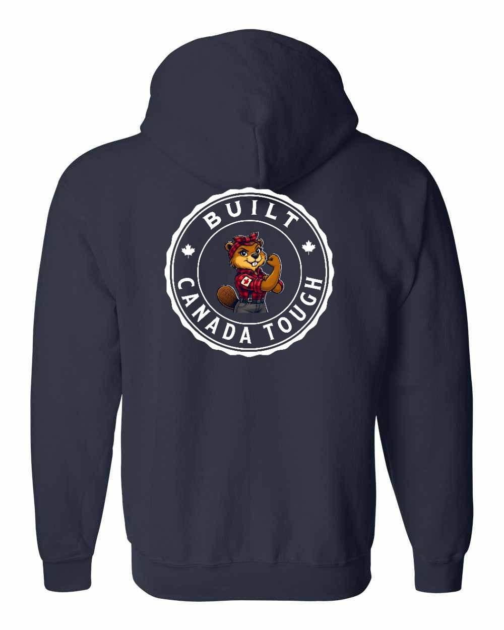 Built Canada Tough Rosie Flex Left Chest and Back Zip Hoodie - Gildan Canada (sewn Internationally)