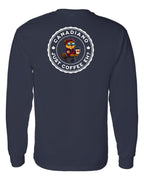 Canadiano just Coffee EH! Rosie Sunglasses Left Chest and Back Long Sleeve - Unisex