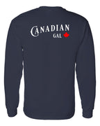 Canadian Gal Left Chest and Back Long Sleeve - Unisex