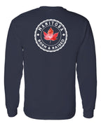 Born and Raised Manitoba Left Chest and Back Long Sleeve - Unisex